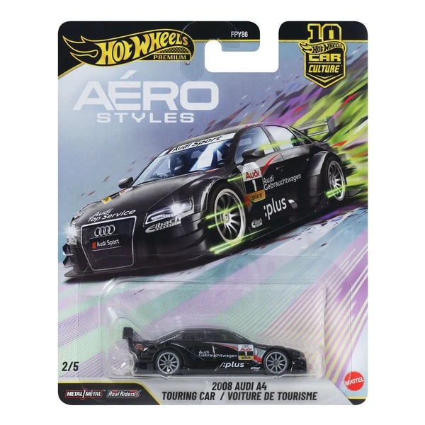 HE Hot Wheels Premium Aero Styles 2008 Audi A4 Touring Car 2/5
