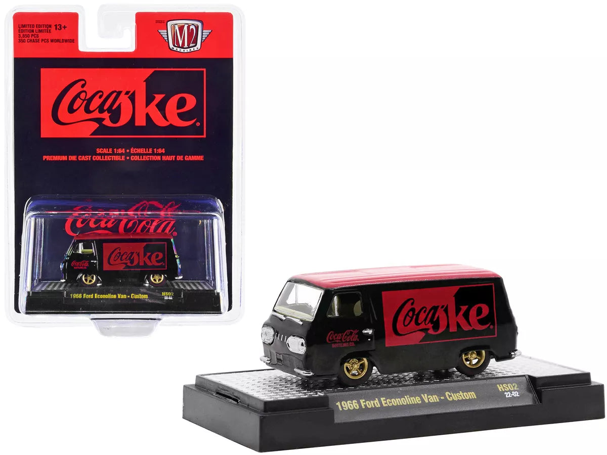 M2 Machines 1966 Ford Econoline Van - Custom Coca-Cola HE