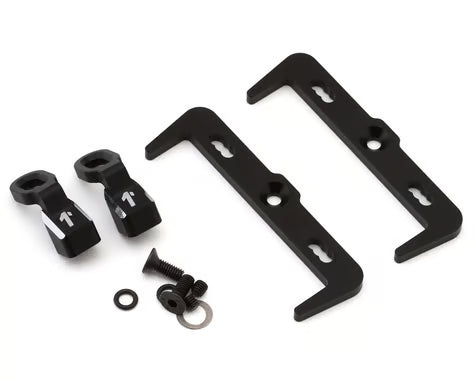 15512 1UP Racing RC10B7/B7D Aluminum Low Pro Battery Mount (Black) (Standard Battery)