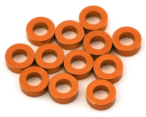 80354 1UP Racing 3x6mm Precision Aluminum Shims (Orange) (12) (2mm)
