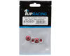 870501 1UP Racing 4mm "Lockdown" Serrated Aluminum Wheel Nuts (Red) (4)