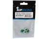 870801 1UP Racing 4mm "Lockdown" Serrated Aluminum Wheel Nuts (Green) (4)