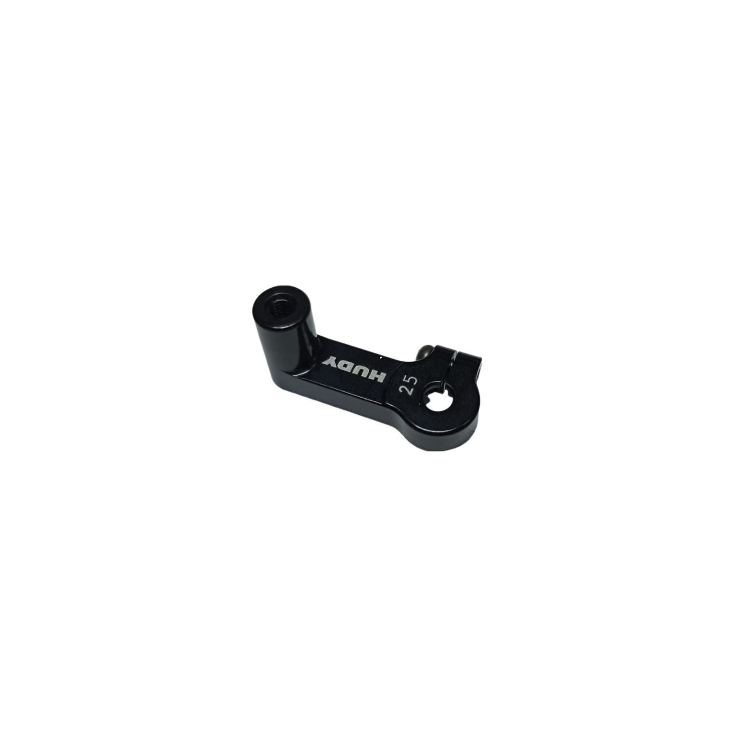 HUDY ALU CLAMP STEERING SERVO HORN - EXTENDED 8mm - FUTABA, SAVOX - 25T