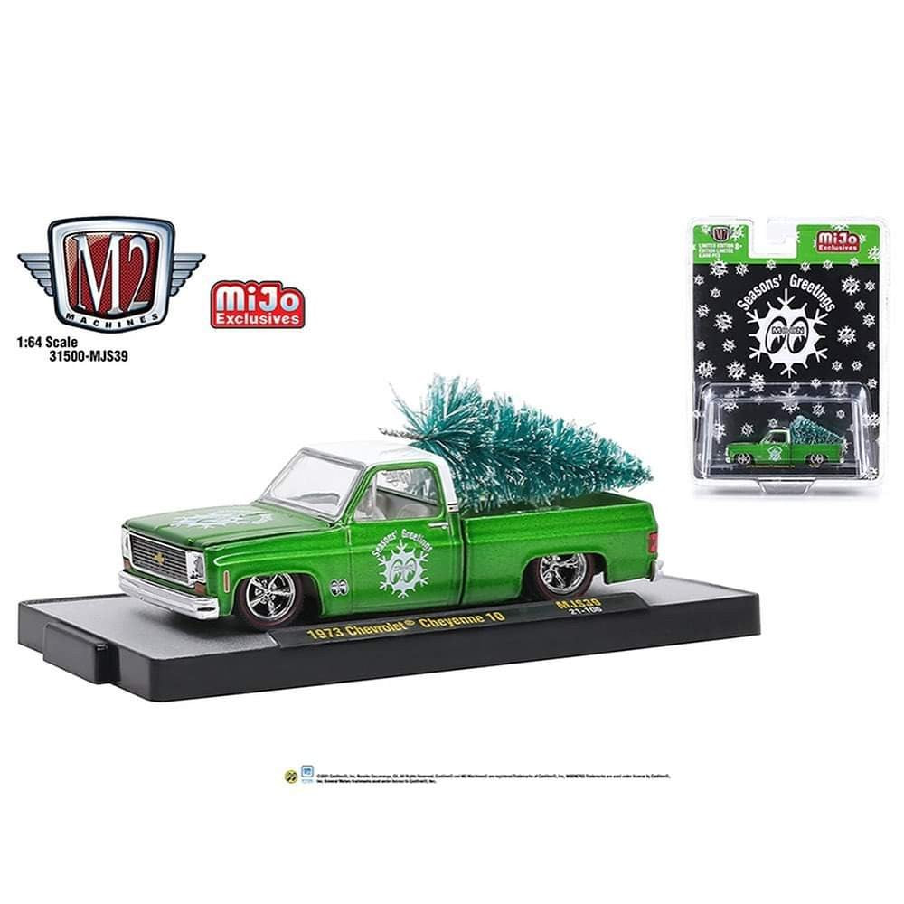 M2 Machines 1:64 MiJo Exclusive Mooneyes 1973 Chevrolet Cheyenne 10 HE