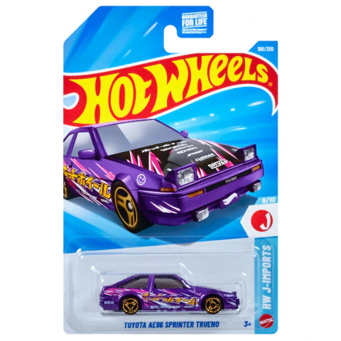 HE Hot Wheels HW J-Imports Toyota AE86 Sprinter Trueno