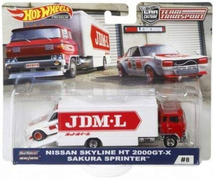 Hot Wheels Premium Team Transport Nissan Skyline HT 2000GT-X Sakura Sprinter