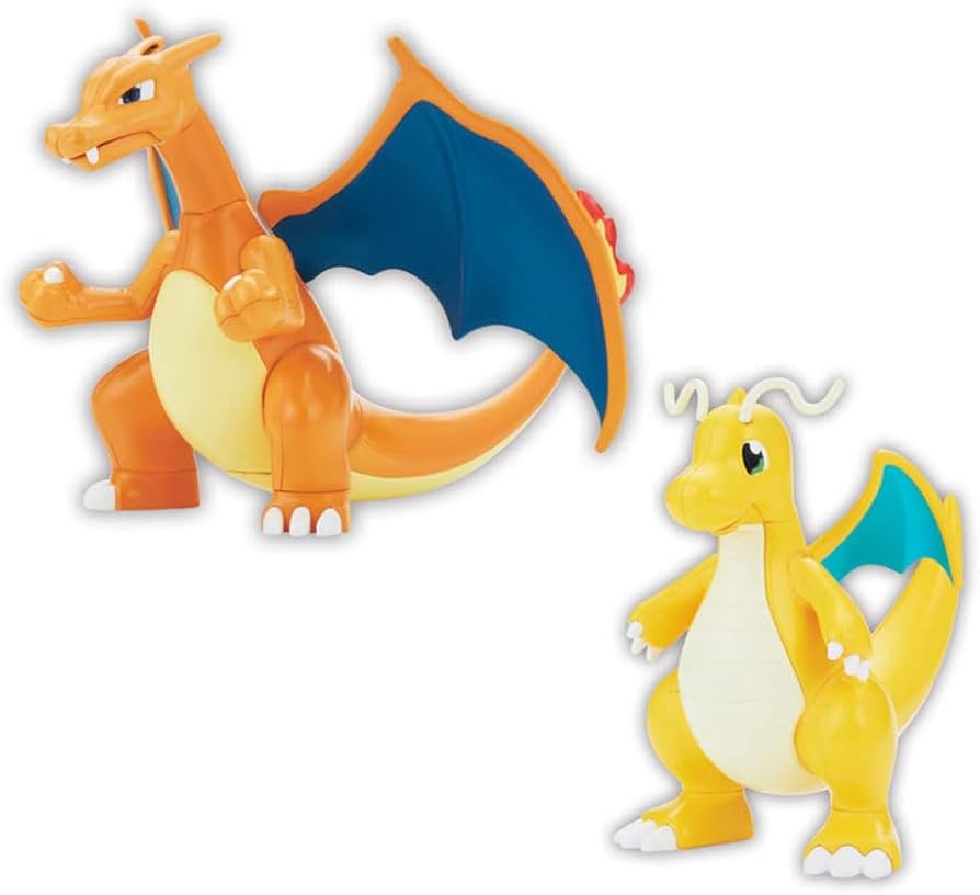 Charizard & Dragonite "Pokemon" Plastic Model Kit