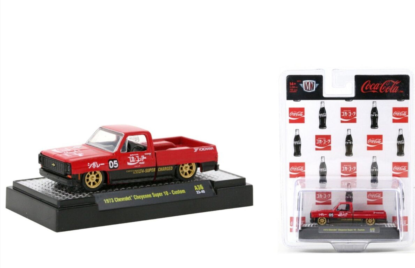 M2 Machines 1973 Chevrolet Cheyenne Super 10 Custom Coca Cola HE