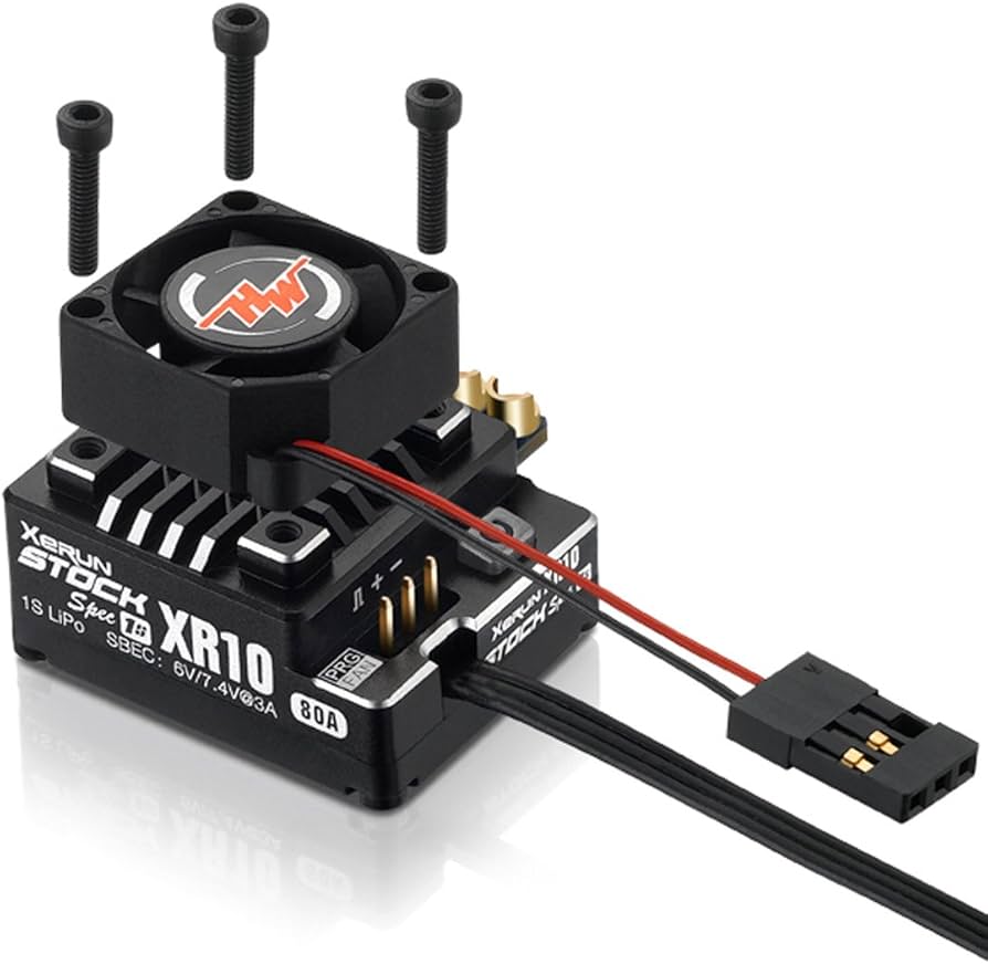 30112751 Hobbywing XR10 PRO Stock Spec 1S Sensored Brushless ESC