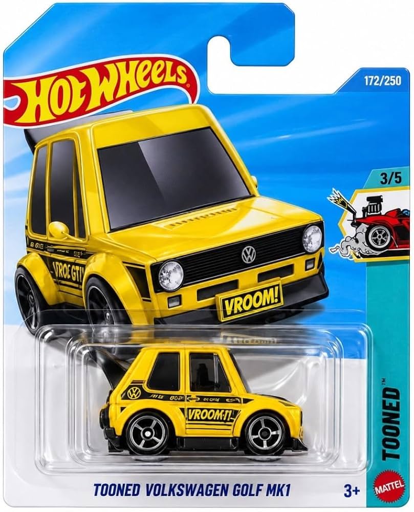 HE Hot Wheels Tooned Volkswagen Golf MK1
