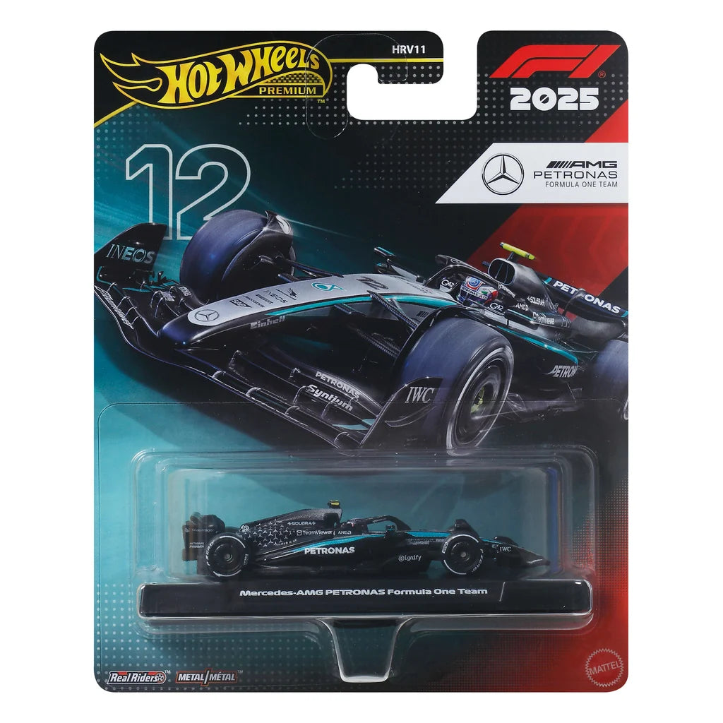 Hot Wheels Premium (F1 2025) Mercedes-AMG PETRONAS Formula One Team #12