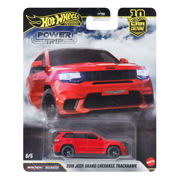 Hot Wheels Premium "Power Trip" Car Culture 2019 Jeep Grand Cherokee Trackhawk