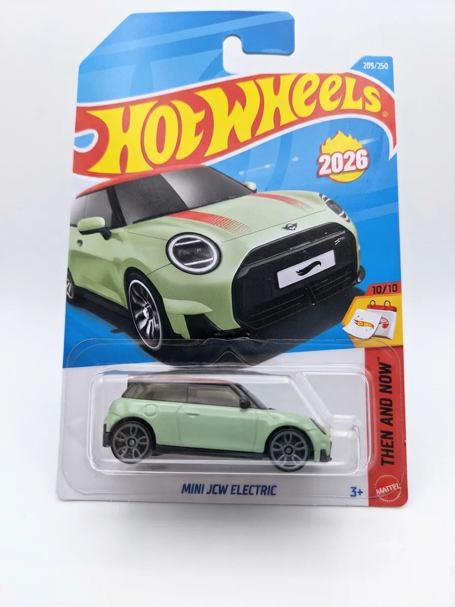 HE Hot Wheels Then And Now Mini JCW Electric