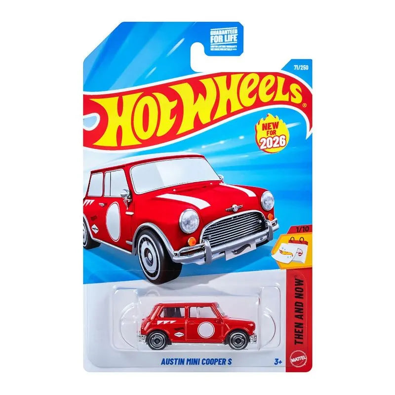 HE Hot Wheels Then and Now Austin Mini Cooper S