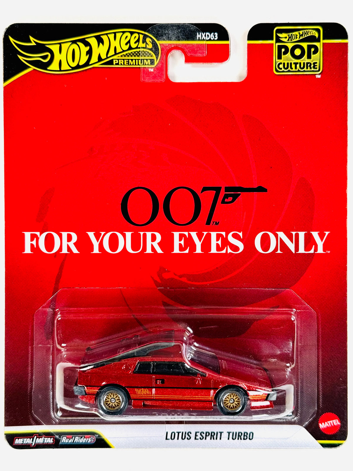 Hot Wheels Premium (Pop Culture) 007 For Your Eyes Only - Lotus Esprit Turbo