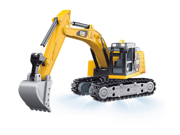 HG4-301 1:64 R/C Yellow Mini Excavator With APP Control
