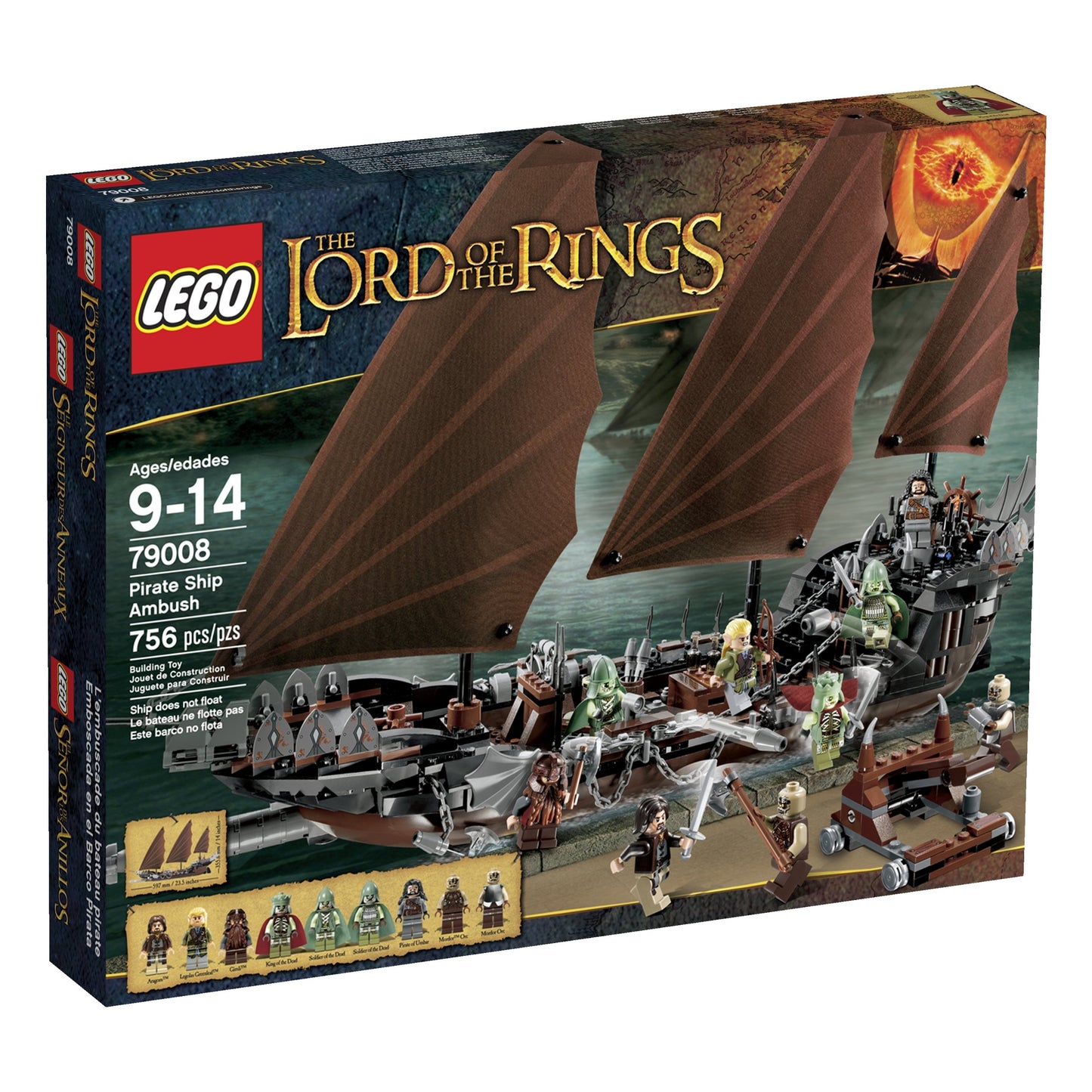 Lego The Lord of the Rings Pirate Ship Ambush