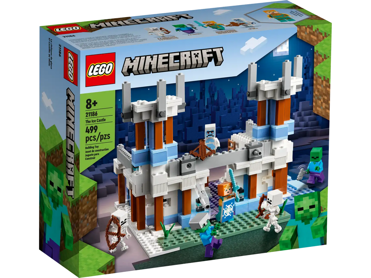 Lego Minecraft Ice Castle