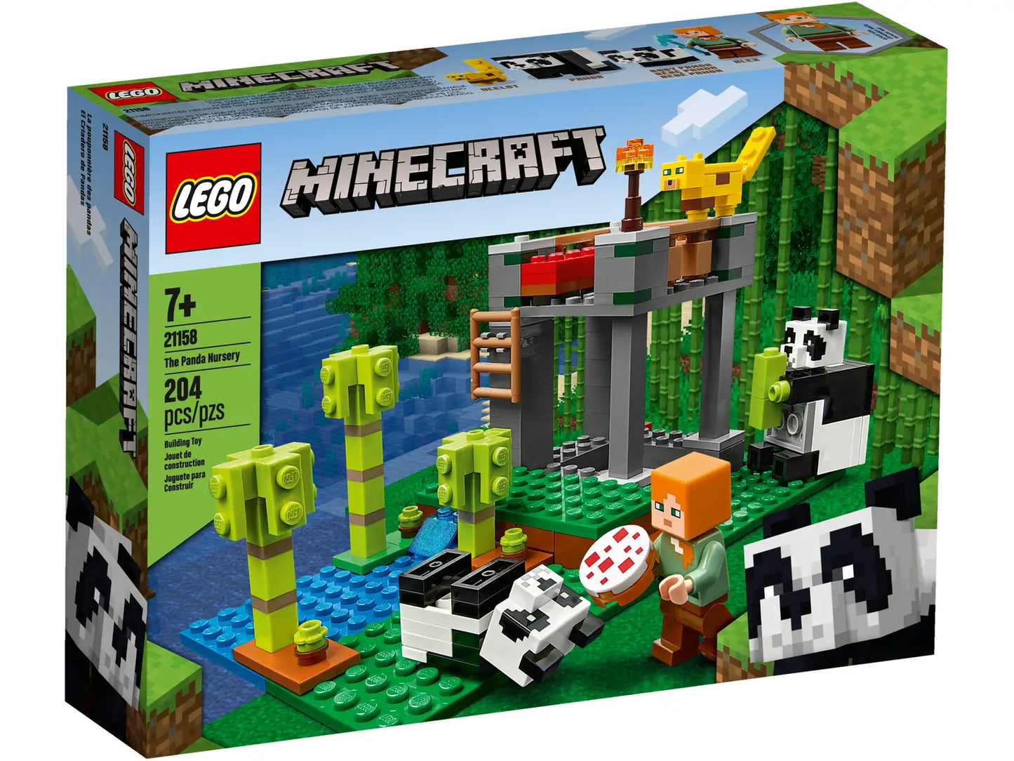 Lego Minecraft Panda Nursery
