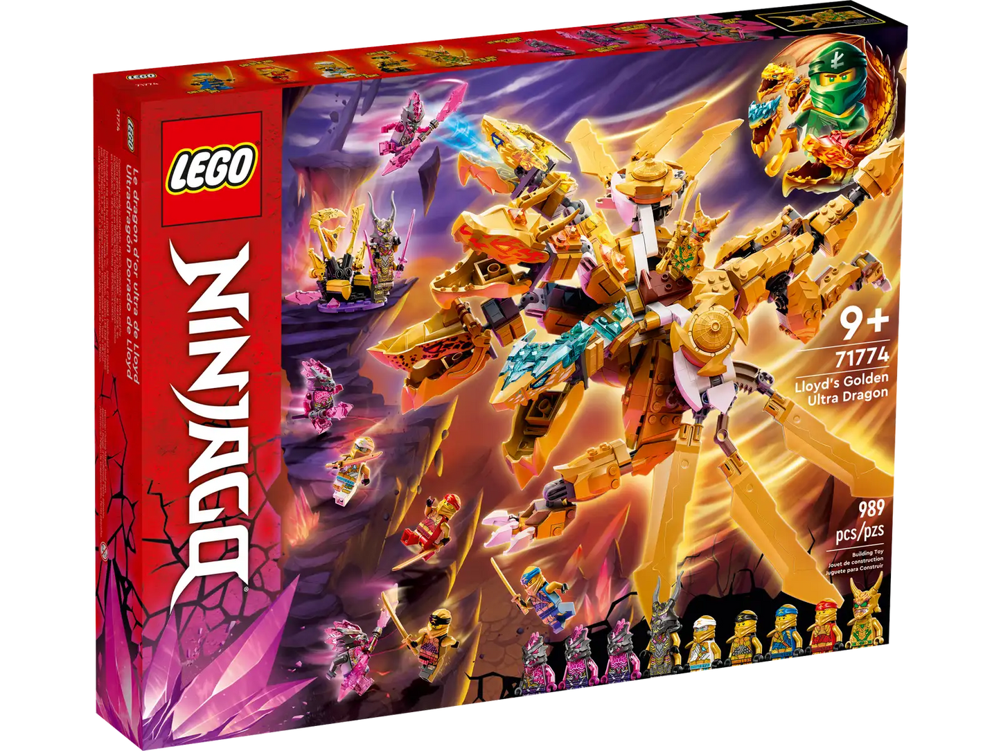 Lego Ninjago Lloyds Golden Ultra Dragon