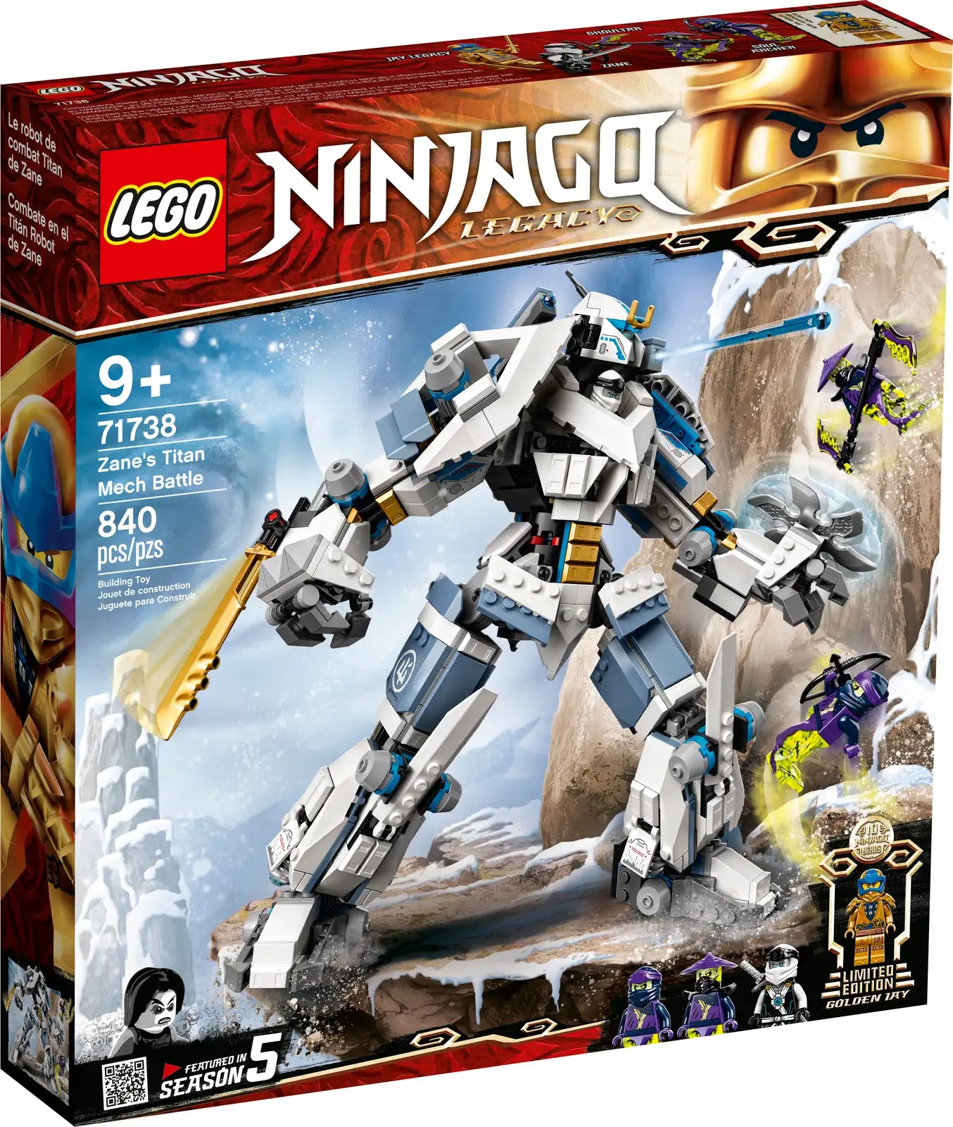 Lego Ninjago Zane’s titan mech battle