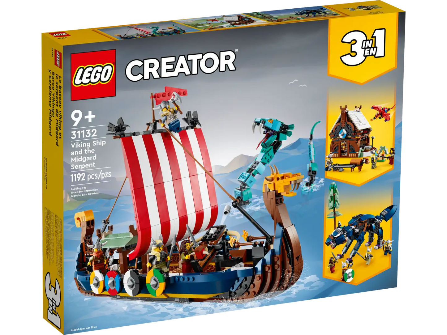 Lego creator Viking ship