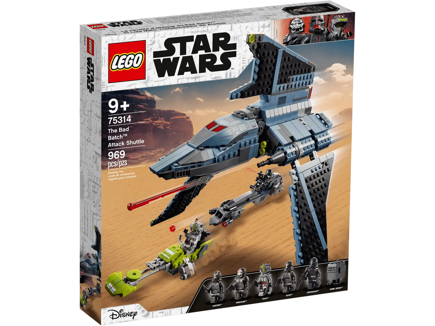 Lego StarWars The Bad Batch Attack Shuttle