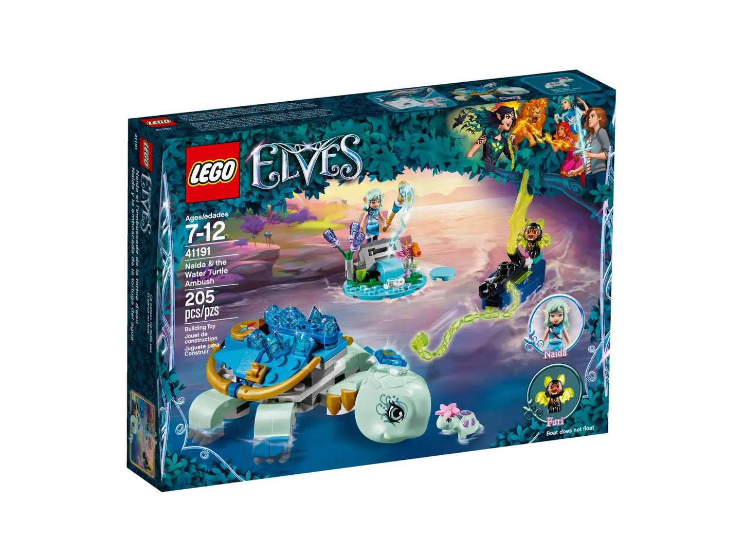 Lego Elves Naida & the water turtle ambush