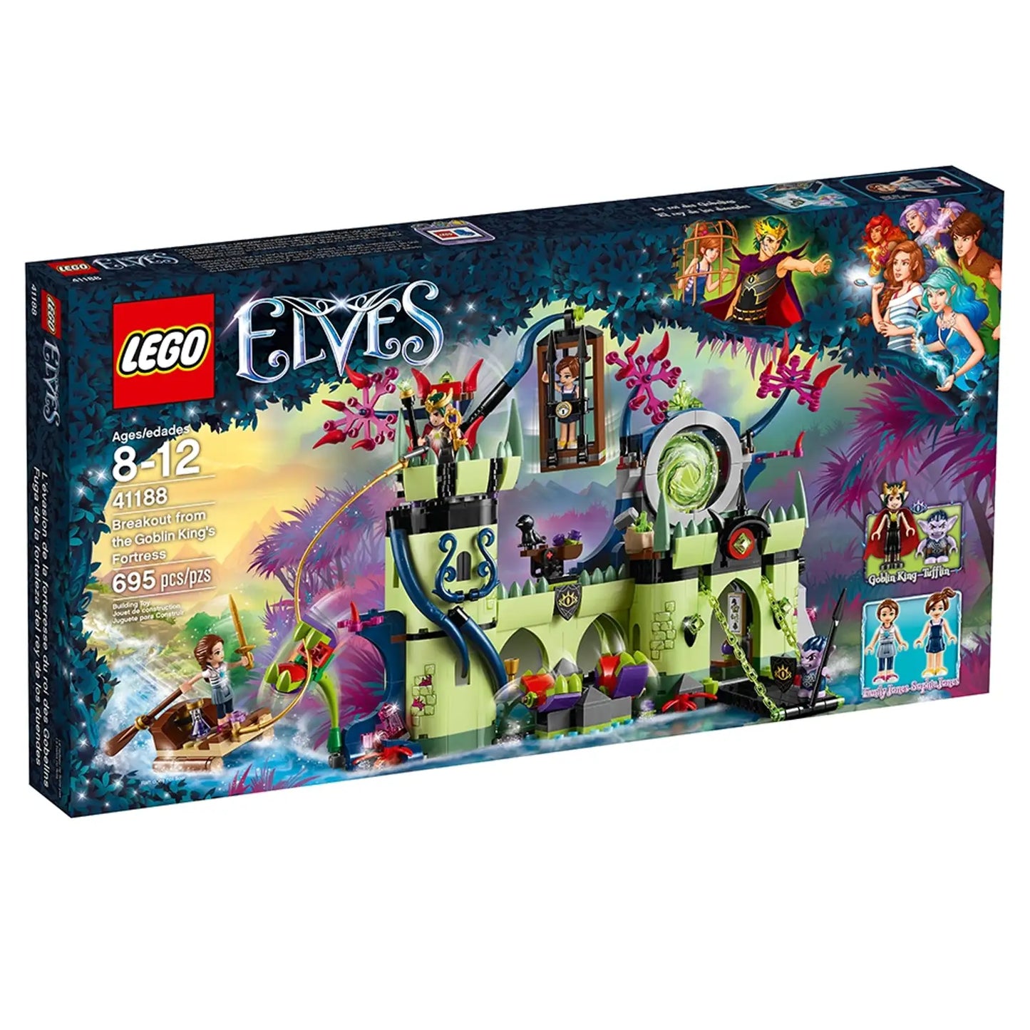 Lego Elves breakout from the goblin kings fortress