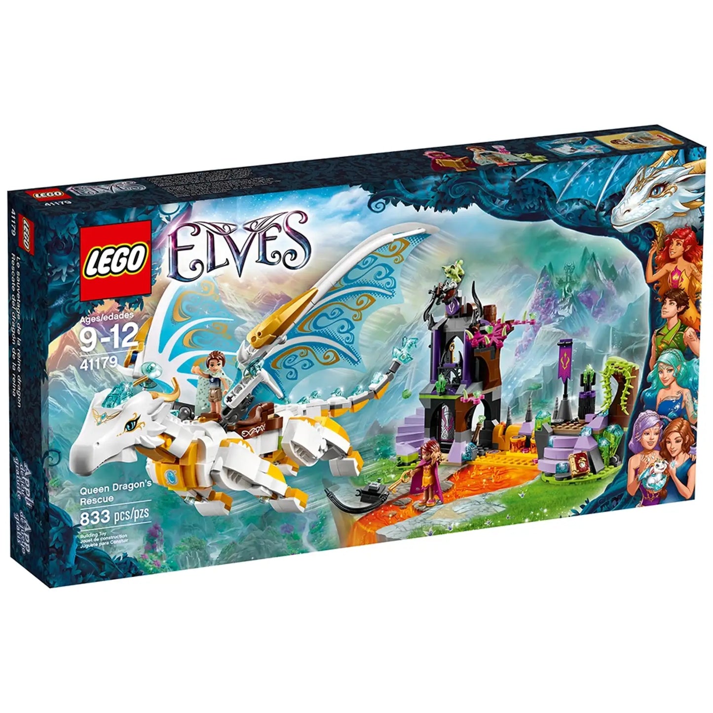 Lego Elves Queen Dragons rescue