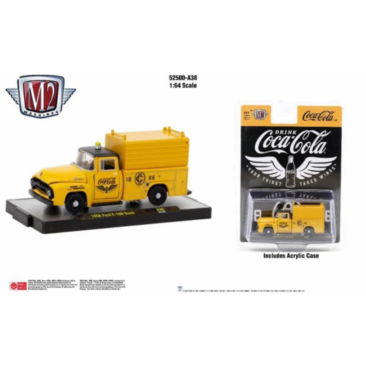 M2 Machines 1956 Ford F-100 Truck “Drink Coke Cola” HE