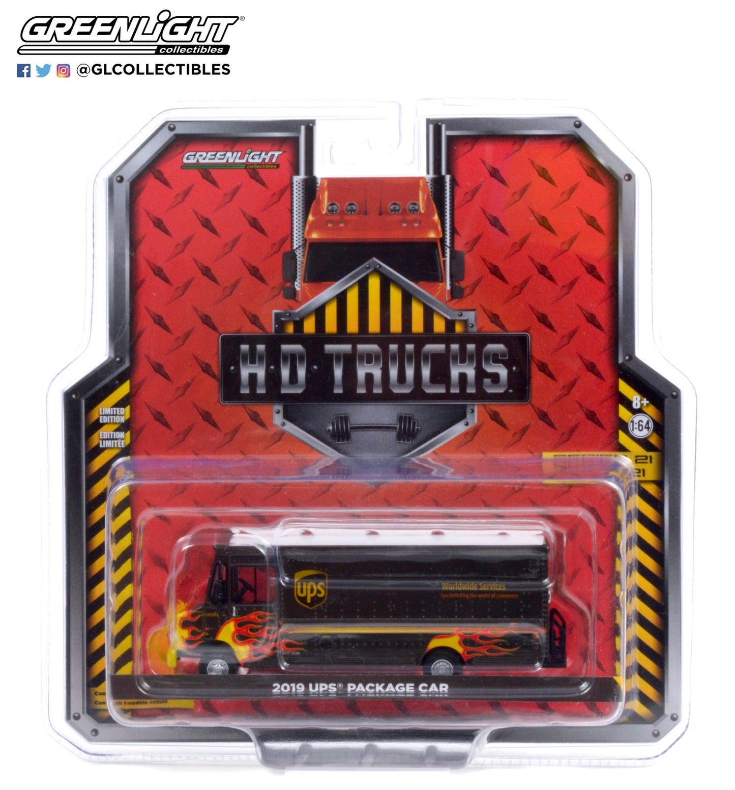Green Light HD Trucks 2019 UPS Package Car HE