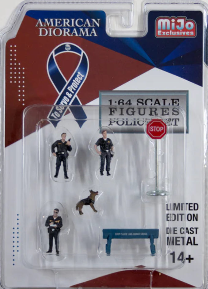 HE American Diorama To Serve And Protect Police Set