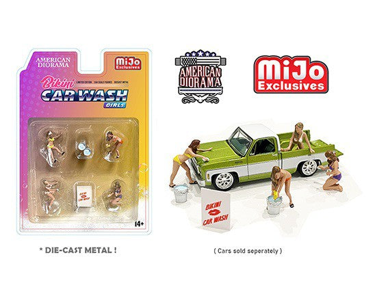 HE American Diorama Bikini Car Wash Girls