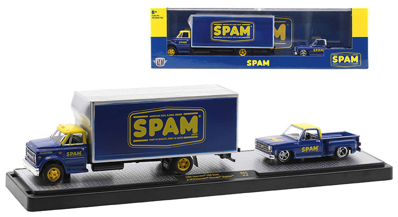 M2 Machines SPAM 1968 Chevrolet C60 Truck And 1979 Chevrolet Silverado Stepside