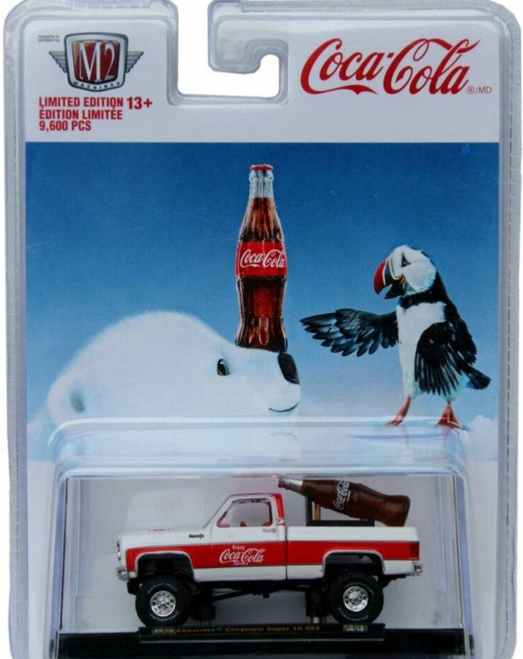 M2 Machines Coca-Cola 1973 Chevrolet Cheyenne Super 10 4x4