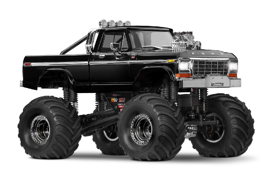 TRX4MT F150 Ranger XLT 1/18 Scale Monster Truck - Black