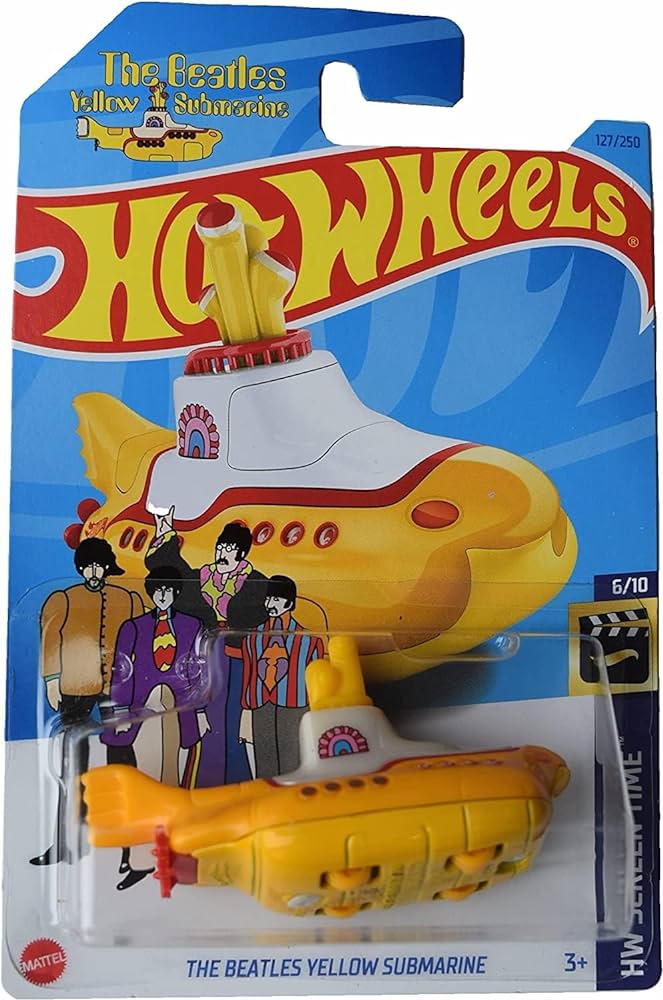 HotWheels HW Screen Time The Beatles Yellow Submarine