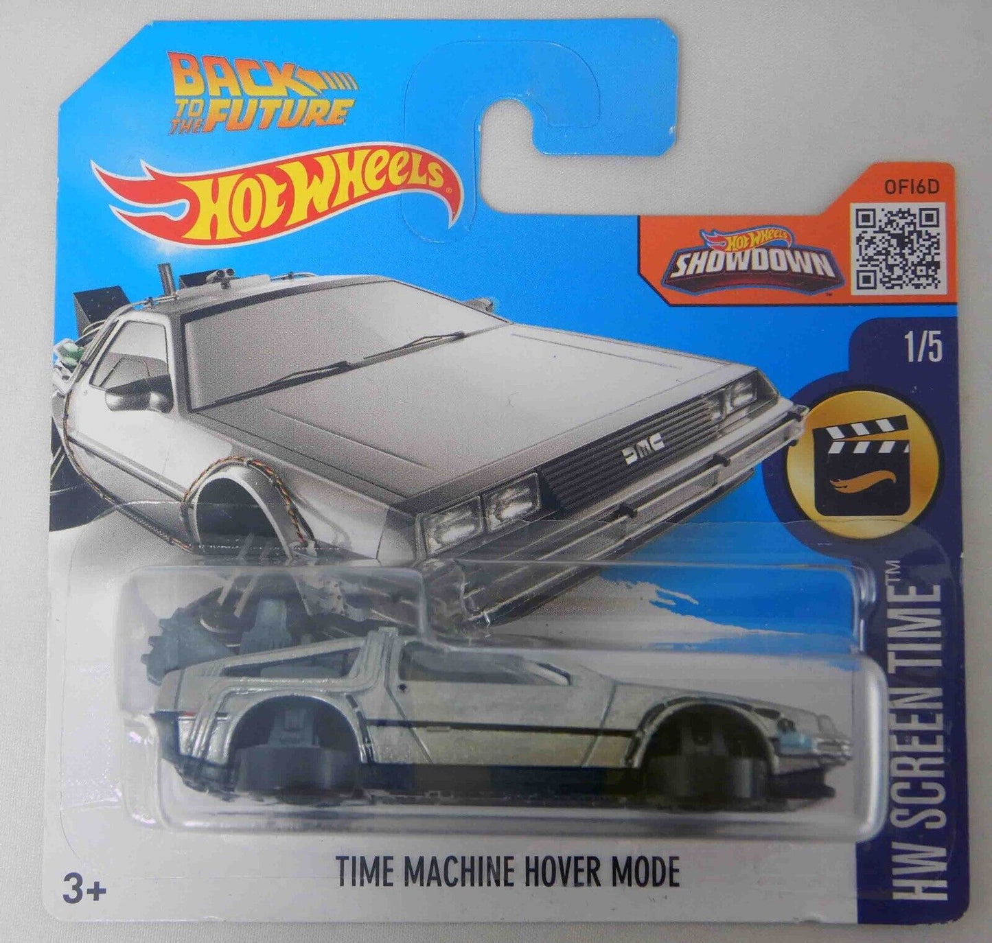 HotWheels HW Screen Time Back To The Future Time Machine Hover Mode