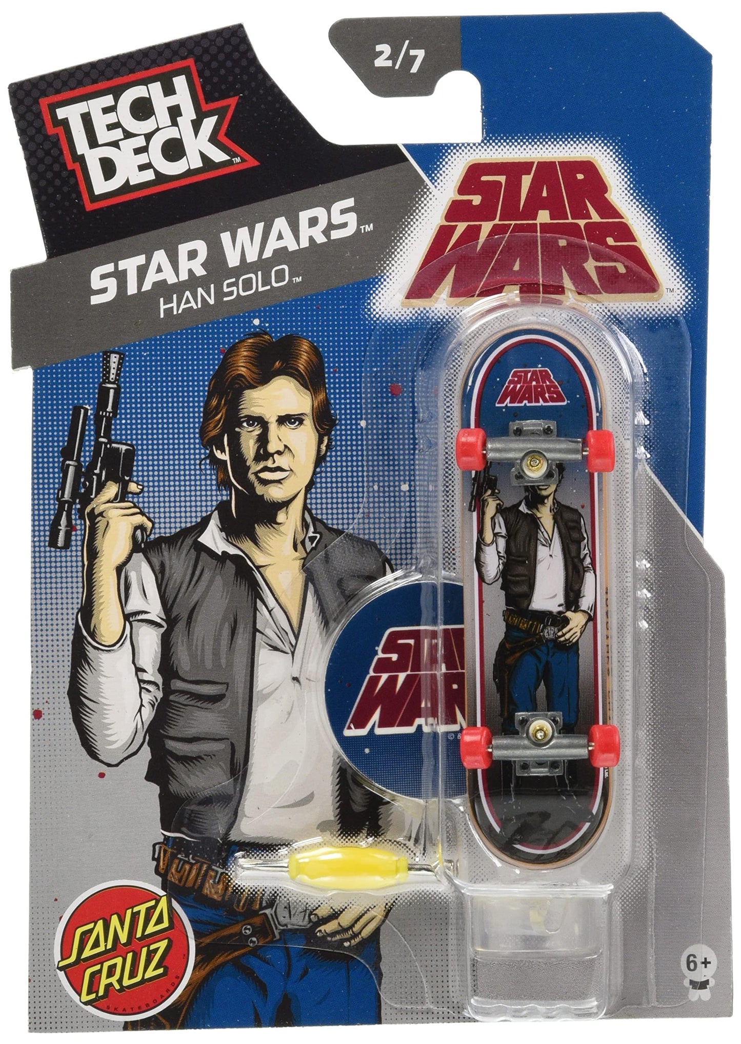 Tech Deck Star Wars Han Solo Santa Cruz