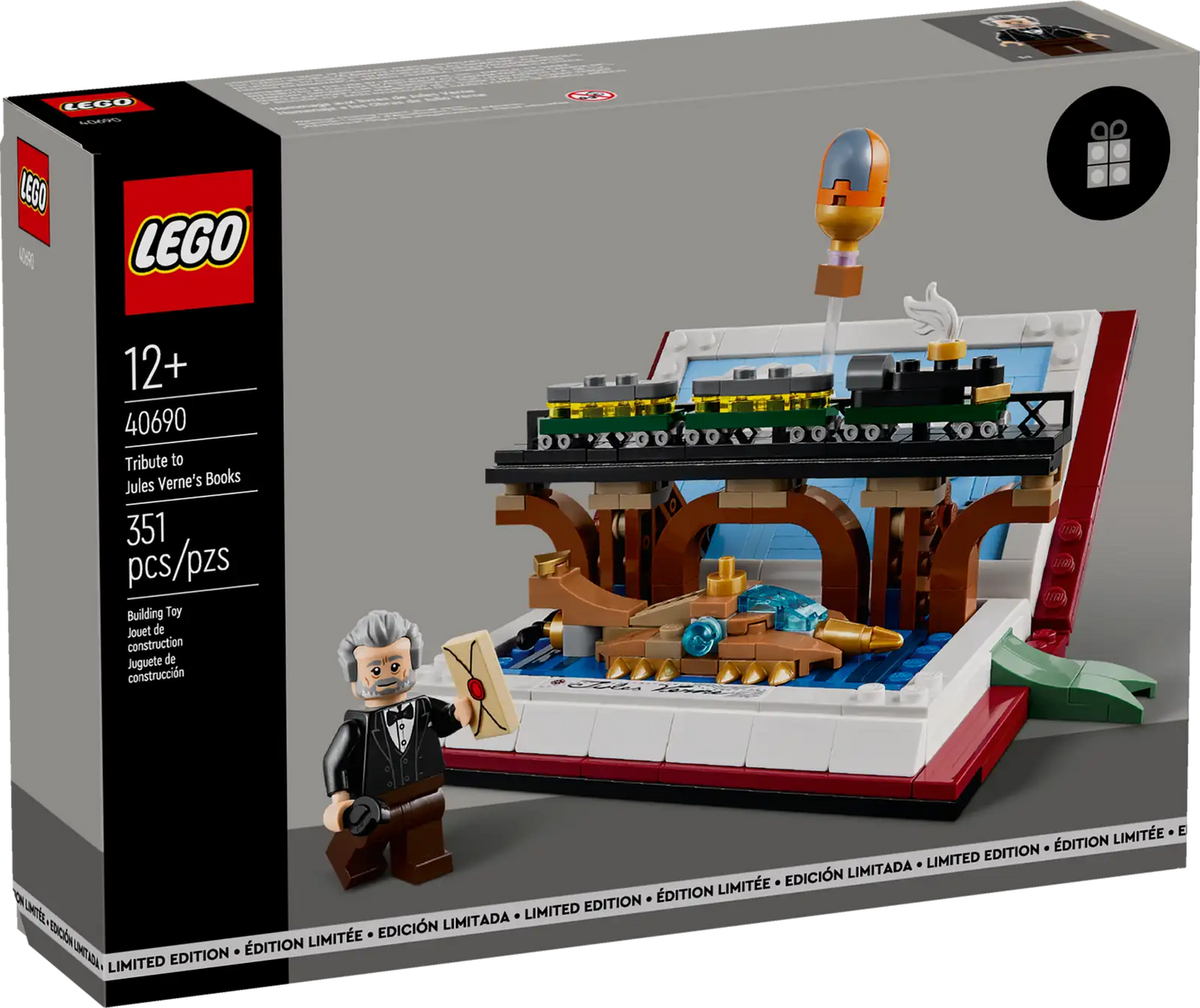 LEGO Tribute To Jules Verne’s Books