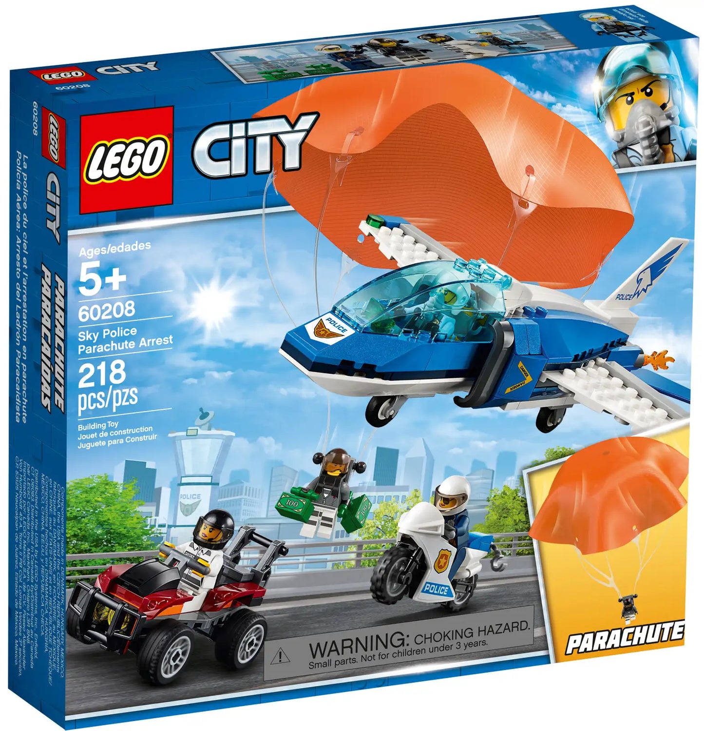 LEGO City Sky Police Parachute Arrest
