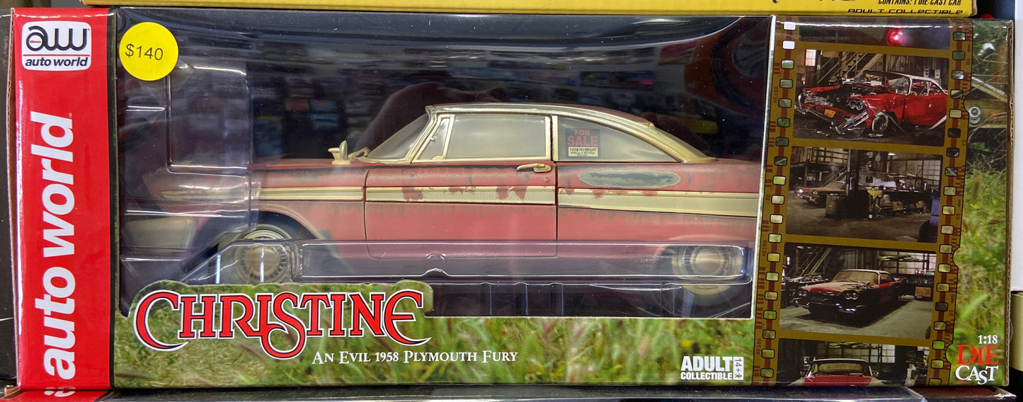 HE Auto World 1:18 Christine An Evil 1958 Plymouth Fury