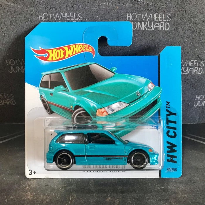 HE HotWheels HW City 1990 Honda Civic EF (Short Card)