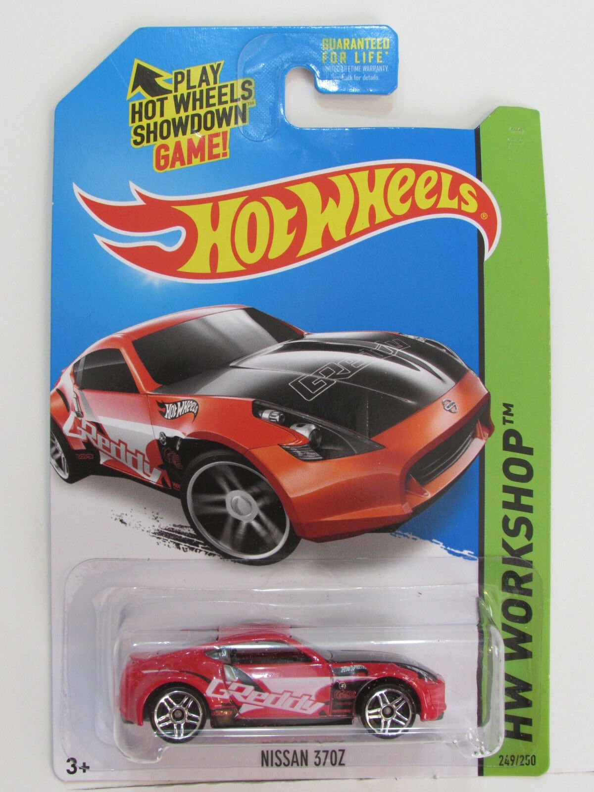 HE Hot Wheels HW Workshop Nissan 370Z (Short Card)