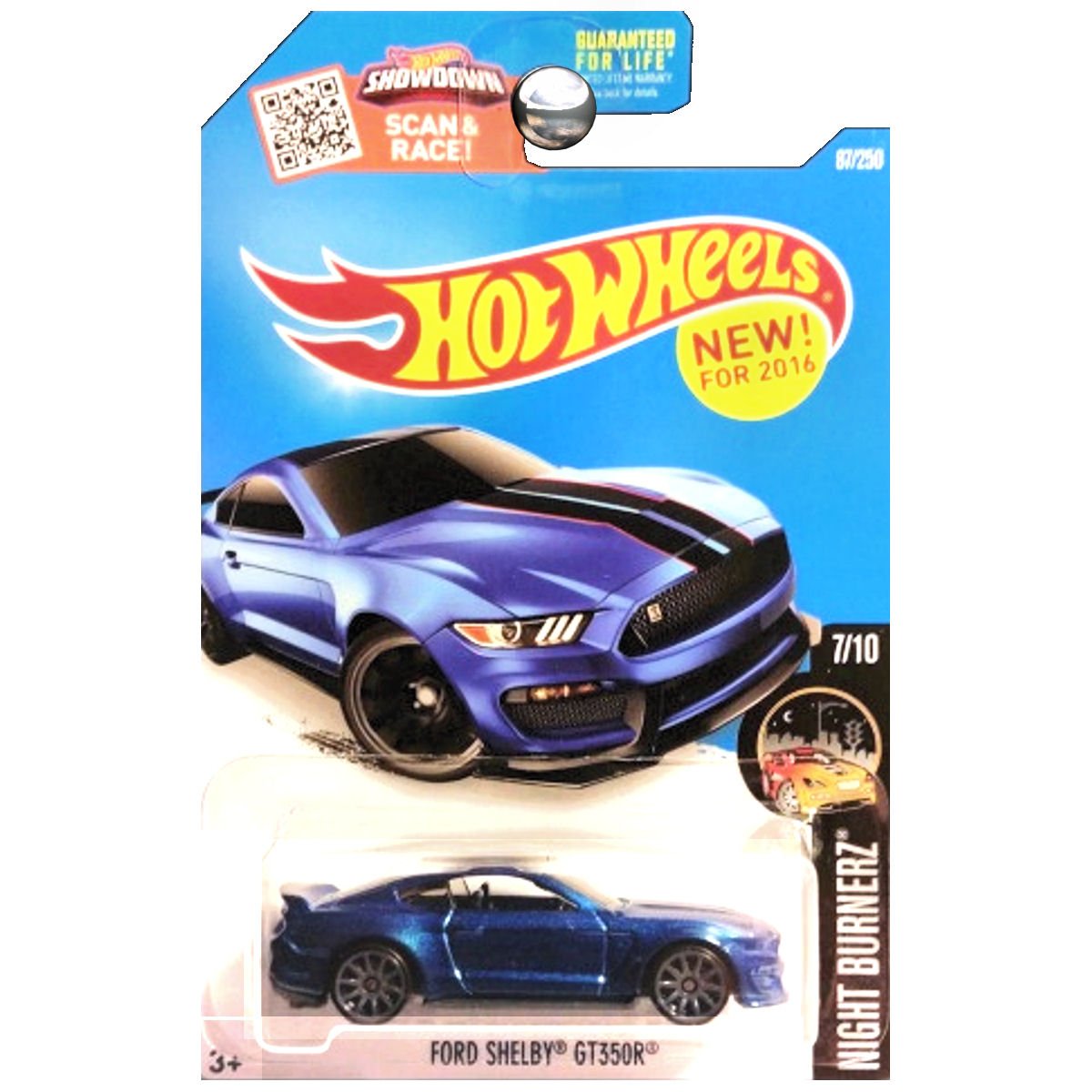 HE Hotwheels Night Burnerz Ford Shelby GT350R