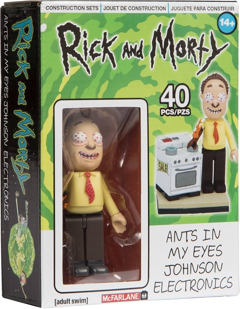 Mc Farlane Rick And Morty Construction Set Ants In My Eyes Johnson Electronics