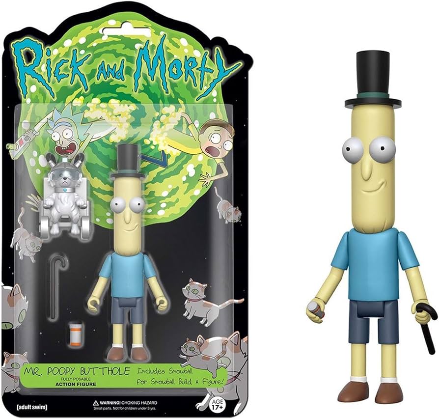 Funko Rick And Morty Mr. Poopy Butthole Action Figure