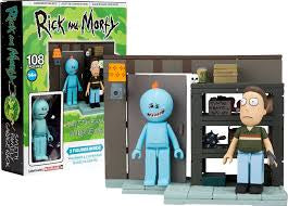 Rick And Morty Construction Set Smith Family Garage Rack