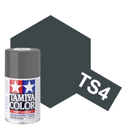 TS-04 Tamiya German Grey Lacquer Spray Paint (100ml)